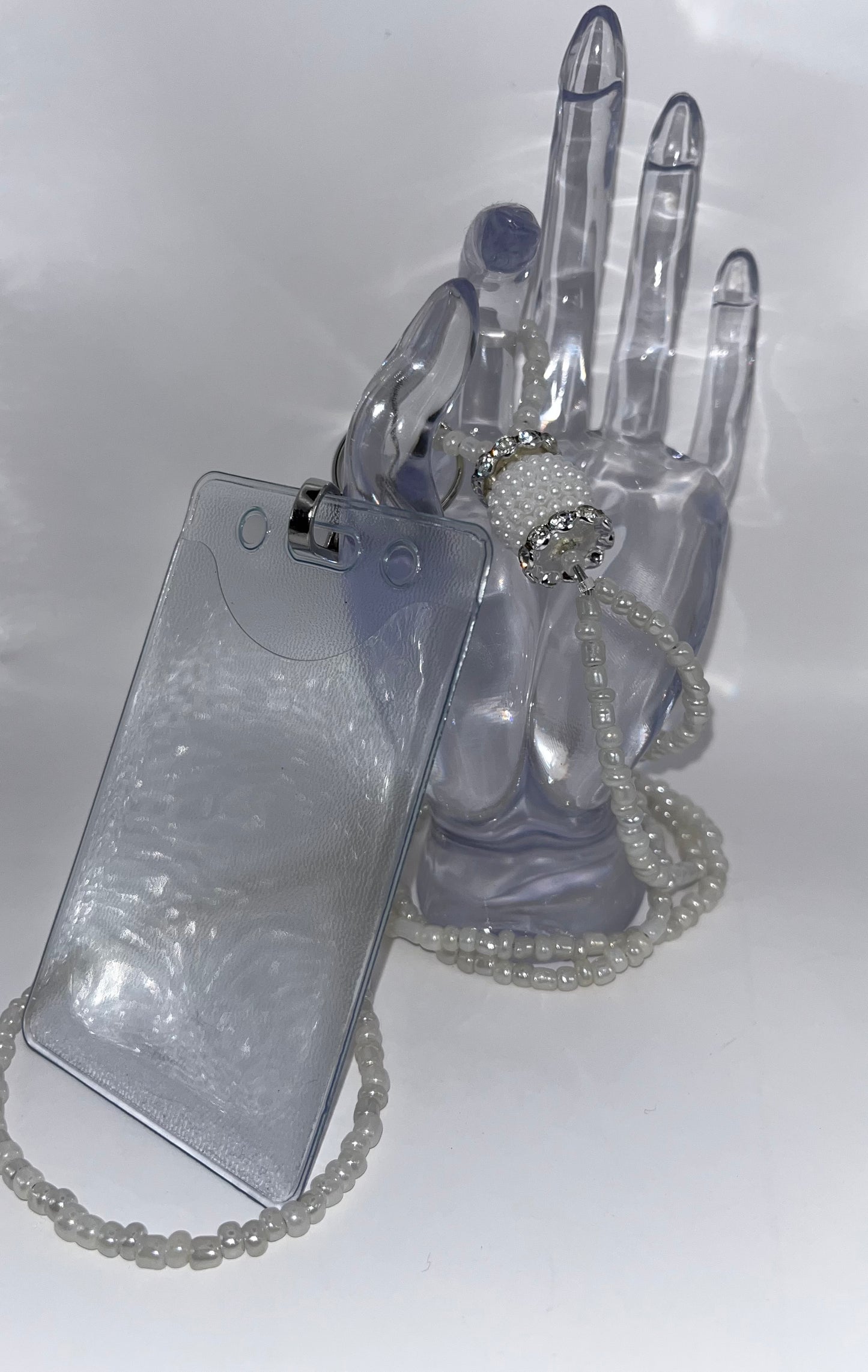 Beaded Lanyard with Badge Holder