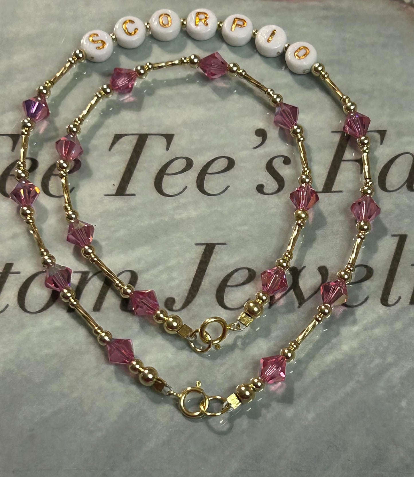 Zodiac Bracelet and Anklet Set