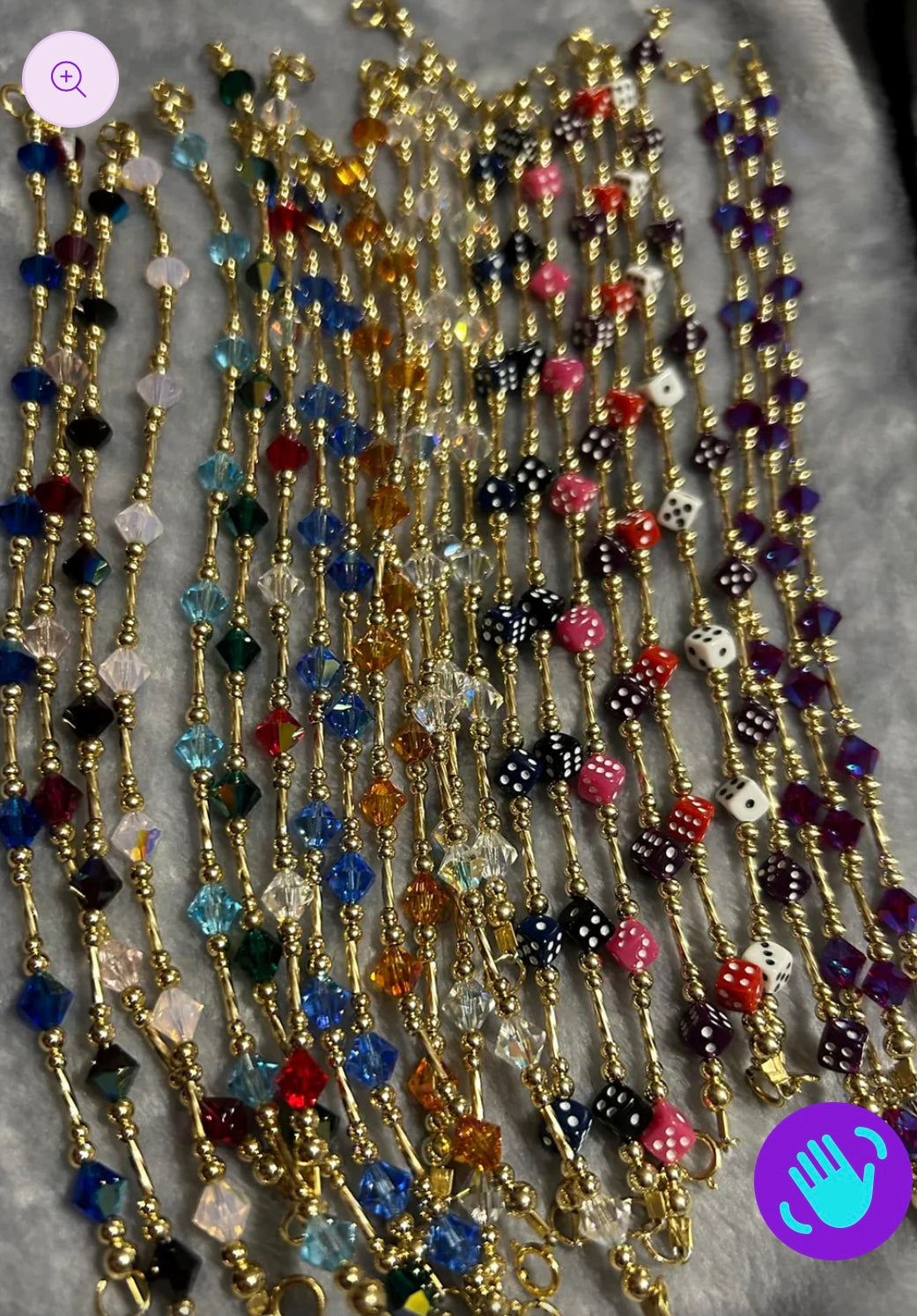 Dice Goldfilled Bracelets (dice only)
