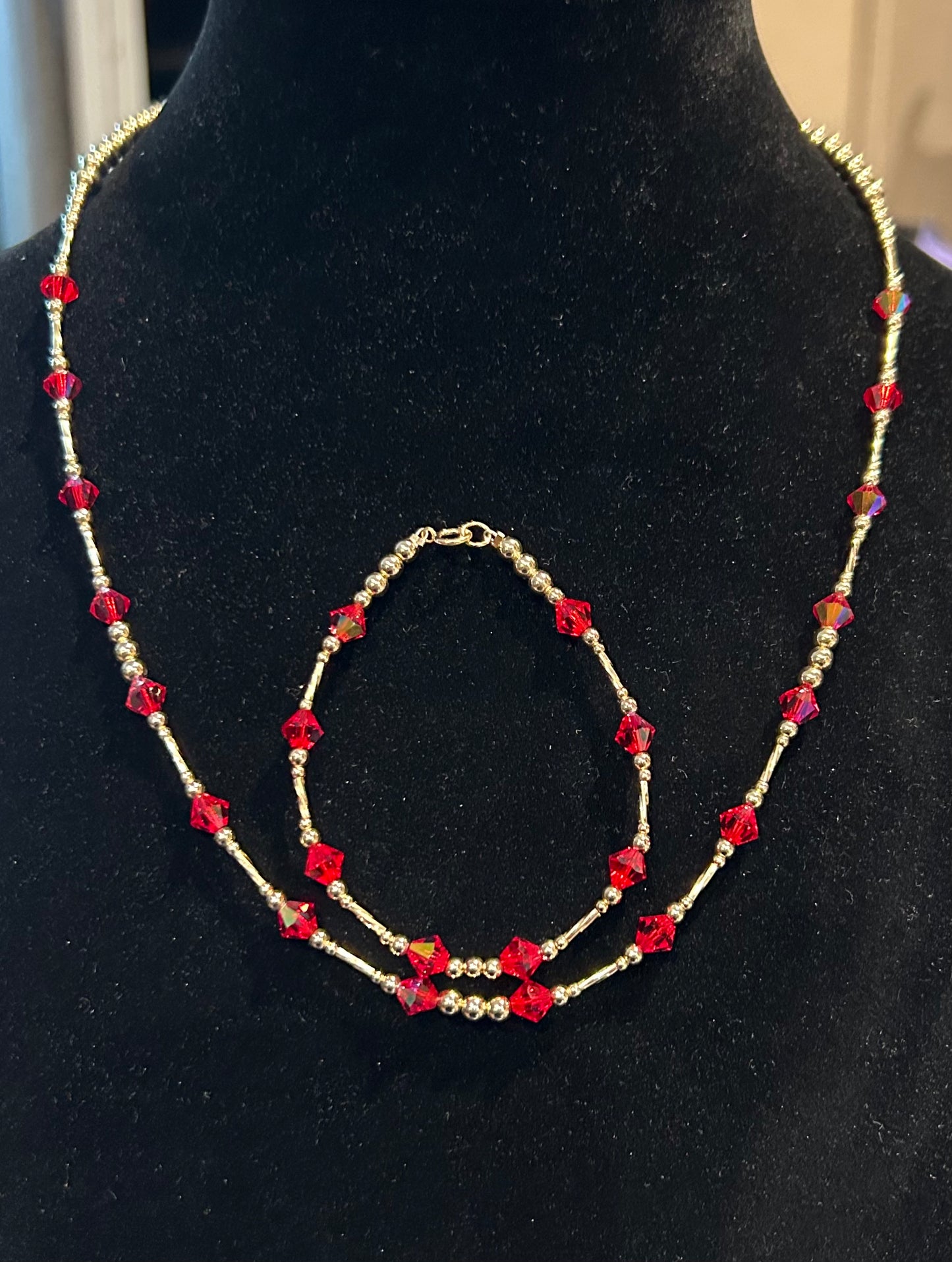 Regular Style Goldfilled Necklace and Bracelet Set