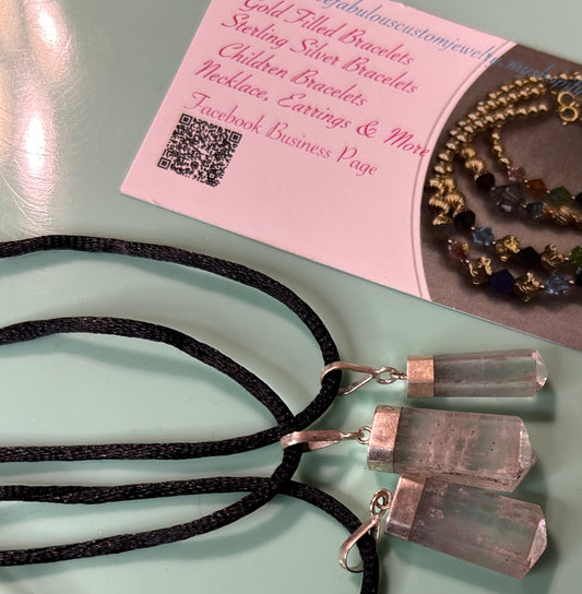 Kunzite 925 silver Pendant Necklace