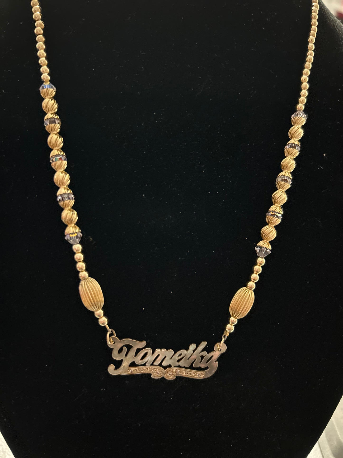 Tee’s Tee’s GoldFilled Name Plate Necklace