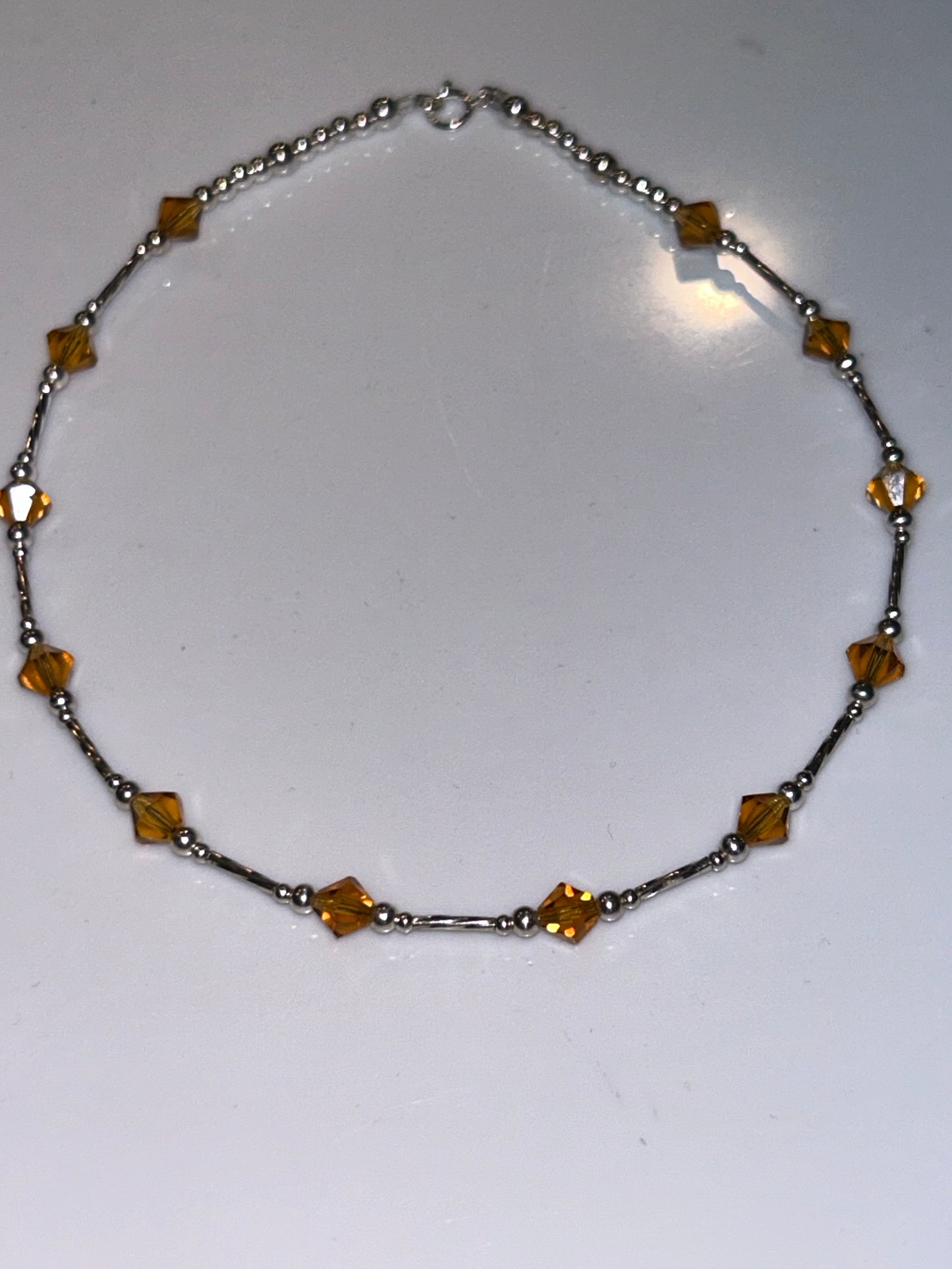 Sterling Silver Anklet Birthstone Bracelets