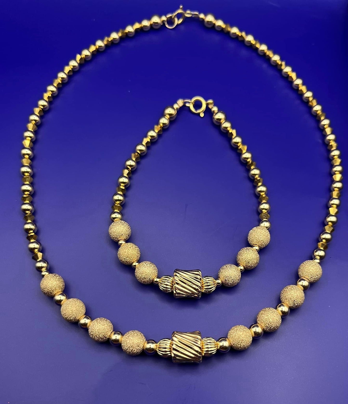 All Gold Everything Necklace Set