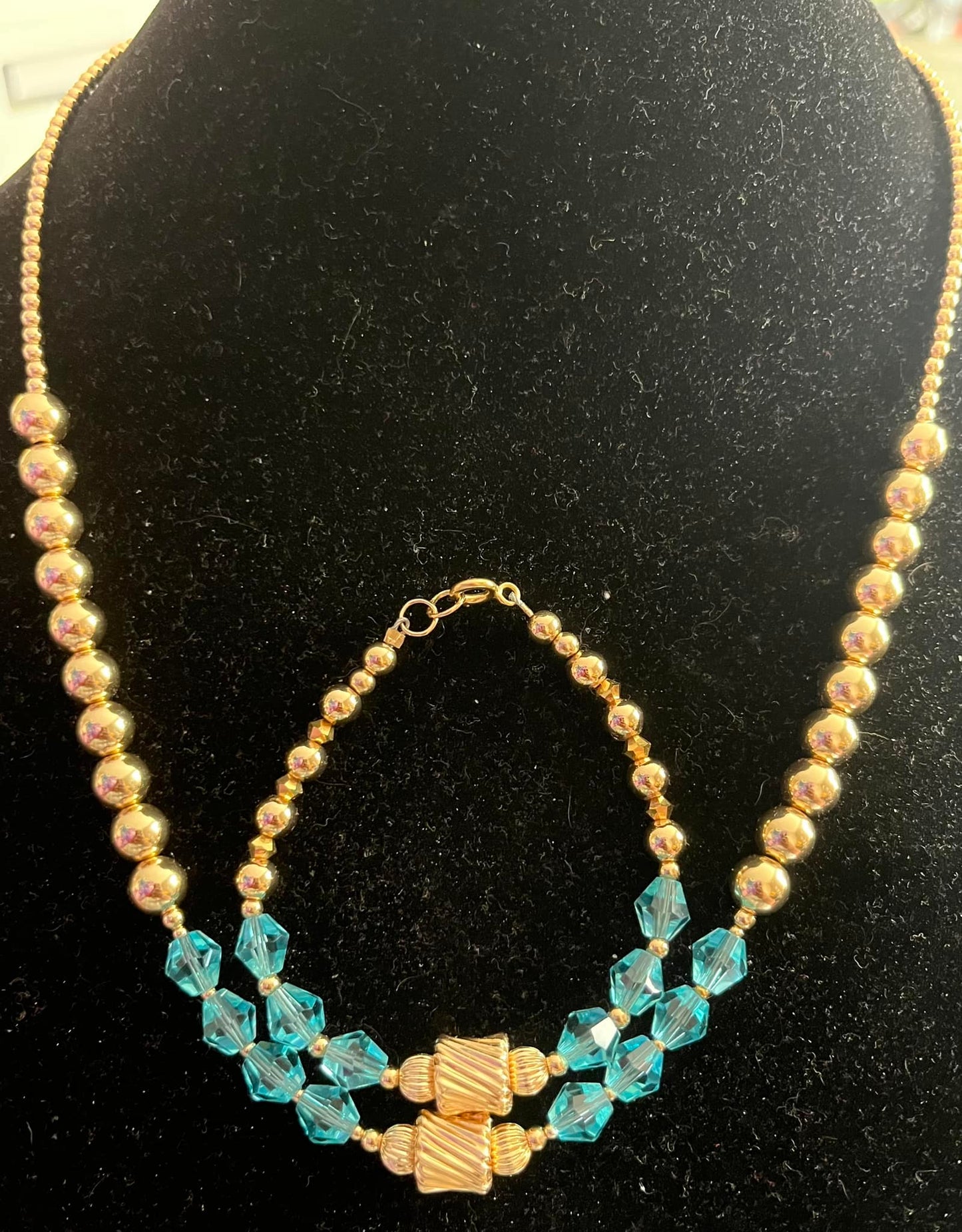 Turquoise Birthstone Necklace Set
